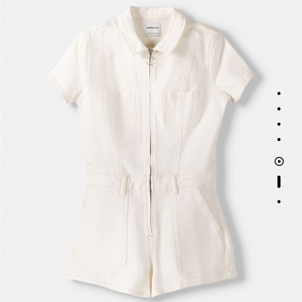 Bershka denim romper